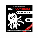 High Contrast kūdikių knygelė &ndash; juodai balti paveikslėliai kūdikiams ir naujagimiams regėjimo lavinimui (0+)