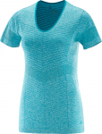 SALOMON mar&scaron;kinėliai SS Elevate Seamless Tee W mėlyni