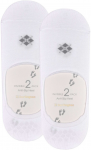 FALKE trumpos kojinės Everyday IN 2Pack baltos spalvos