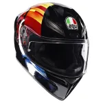 AGV &scaron;almas K1 S Pulse 46 juoda/raudona/geltona