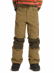 BURTON kelnės Boys Exile Cargo žalia/ruda