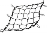 PE tīkls ķiveru stiprin EMGO Cargo Net black 15x30