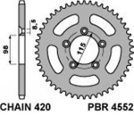 PBR zobrats aizm HUSQVARNA TC 65 420 ALU sidabrinis