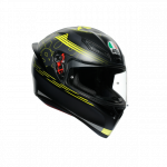 AGV &scaron;almas K1 Track 46 juoda/geltona