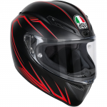 AGV &scaron;almas Veloce S Predatore matinė juoda/raudona