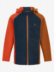 COLOR KIDS striukė su kapi&scaron;onu Fleece JKT oranžinė/mėlyna/ruda