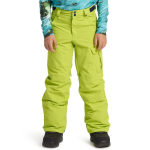 BURTON kelnės Boys Exile Cargo laimo žalia