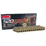 RK grandinė 520-118L GB520MXZ5 Non O-ring Auksinė