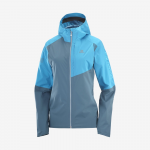 SALOMON striukė ar gobtuvas Bonatti Trail WP W tamsiai mėlyna/mėlyna