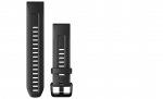 GARMIN dirželis laikrodžiui Quickfit 20 mm silikoninis Fenix 7S juodas