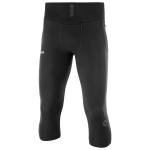 SALOMON 3/4 ilgio S-Lab NSO Mid Tight juodos spalvos kelnės
