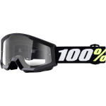 100% akiniai Strata Mini Kids juodi su skaidriais lę&scaron;iais