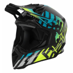 ACERBIS &scaron;almas Steel Carbon 2206 juoda/geltona/turkio spalva