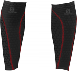SALOMON kojinės Exo Calf Long juodos