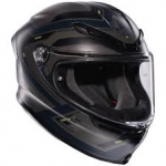 AGV &scaron;almas K6 S Enhance matinė pilka/geltona fluo