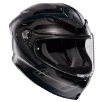 AGV &scaron;almas K6 S Enhance matinė pilka/geltona fluo