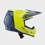 HUSQVARNA &scaron;almas MX 9 Mips Authentic ECE mėlyna/geltona