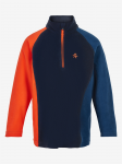 COLOR KIDS striukė Fleece Pulli oranžinė/mėlyna/tamsiai mėlyna