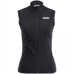 SWIX distancinio slidinėjimo liemenė Dynamic Midlayer Vest W juoda