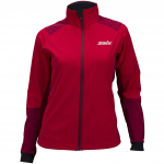 SWIX distancinio slidinėjimo striukė W Marka Softsheld JKT raudona/balta