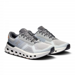ON batai Cloudrunner 2 Plačiai pilka/balta/oranžinė