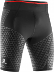 SALOMON &scaron;ortai Exo Tight juodi/raudoni