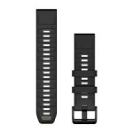 GARMIN laikrodžio dirželis Quickfit 22mm Silikoninis juodas