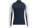SWIX distancinio slidinėjimo striukė RaceX Classic Half Zip tamsiai mėlyna/balta