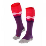 FALKE kojinės SK2 Women Crest violetinė/rožinė