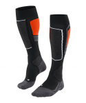 FALKE kojinės SK4 moterims juoda/oranžinė