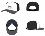 HUSQVARNA kepurė Remote Trucker Cap juoda/balta/pilka