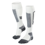 FALKE kojinės SK4 Wool moterims balta/pilka