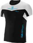 SALOMON mar&scaron;kinėliai SS S-Lab Sense Tee juoda/balta