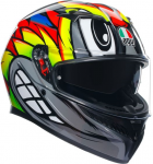 AGV &scaron;almas K3 Birdy 2.0 pilka/geltona/raudona