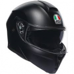 AGV &scaron;almas Streetmodular E2206 MPLK vienos spalvos matinė juoda
