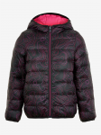 COLOR KIDS žieminė striukė Quilted Reversible AOP violetinė/rožinė