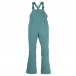 BURTON kelnės W Avalon Bib &scaron;viesiai žalia