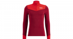 SWIX Dynamic Nordic Midlayer half zip rhubarb red/swix red distanču slēpo&scaron;anas jaka