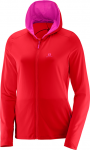 SALOMON &scaron;varkas su gobtuvu Comet Hoodie W/raudona/violetinė