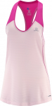 SALOMON mar&scaron;kinėliai be rankovių Elevate Tank Tunic W smėlio/rožinės spalvos
