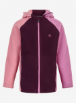 COLOR KIDS striukė su kapi&scaron;onu Fleece JKT rožinė/violetinė