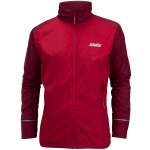 SWIX distancinio slidinėjimo striukė Trails JKT raudona/juoda