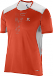 SALOMON mar&scaron;kinėliai SS S-Lab Sense Tee raudona/balta