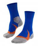 FALKE kojinės RU4 &Scaron;altos mėlynos/pilkos/oranžinės