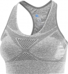 SALOMON sportinė liemenėlė Medium Impact Bra W &scaron;viesiai pilka