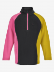 COLOR KIDS striukė Fleece Pulli rožinė/juoda/geltona