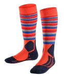 FALKE kojinės SK2 Kids Stripe oranžinės