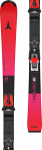 ATOMIC NY Redster J9 RS J-RP w/Icon 10 red/violet kalnu slēpes ar stiprinājumiem
