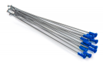 KITE 19" ratlankio spiečių komplektas sidabrinis/žiedeliai mėlyni 12 gb