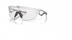 OAKLEY saulės akiniai Sphaera matiniai skaidrūs su skaidriais fotokrominiais lę&scaron;iais